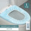 Housses de siège de toilette jetables et biodégradables (100 unités) 1