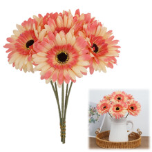 6-Pak kunstige Gerbera Tusindfryd10.2i orange