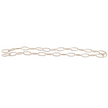 Franse gouden, zware ketting voor kroonluchter, 1 meter