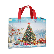 Kerstcadeautasjes van non-woven materiaal, 5 stuks