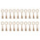 Ronds de serviette en bois pour décoration de table (20 pièces) 1