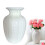 White Wheat Ear Ceramic Vase 10" H Handmade 1
