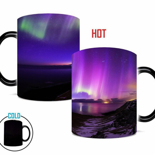 Κεραμική κούπα Aurora Borealis που αλλάζει θερμότητα 11oz