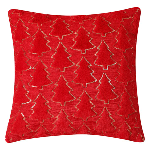 Housse de coussin sapin de Noël 38 x 38 cm
