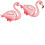 Gartenstecker mit rosa Flamingos aus Eisen, 2er-Pack 1