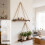 Ξύλινο Ράφι Κρεμαστό Τοίχου – Brown Farmhouse Floating Rack 1