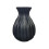 Rote Keramikvase, 25 cm, geometrisches Design 1