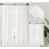Cortinas de voile transparente bege 42"L x 72"A (pacote com 4) 1