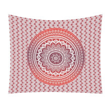 Intialainen mandala-seinävaate, polyesteriä, 150x130 cm