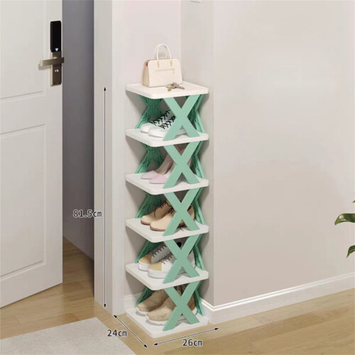 Foldable Double-Layer Shoe Rack for Small Spaces