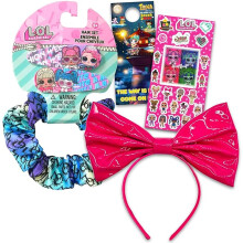 L.O.L. Surprise! Hair Accessories Set for Girls - Fashion Accessories Bundle with Headband, Bow Set, Stickers, and More | L.O.L. Hairband Kit, age 6+