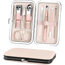 Pedicure Kit, 7pcs Professional Nail Clippers Set Stainless Steel Cuticle Cutter, Manicure