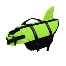 Canine Swim Assistant Alterable Belly Wrap-fluorescent green M