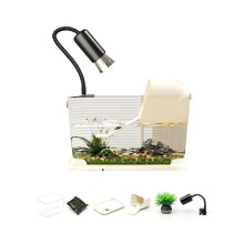 Starter Aquarium voor schildpaddentanks met-creme wit groot