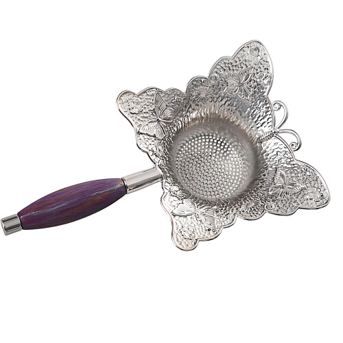 Food Grade Kitchen Tea Strainer Butterfly Shape Professional Tea