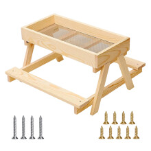 Durable Outdoor Poultry Food Dispenser constructed From-A