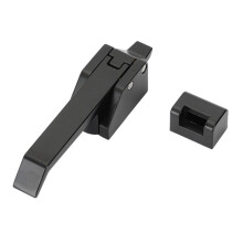Industrial Grade Zinc Alloy Refrigerator Latches Lock For-Black