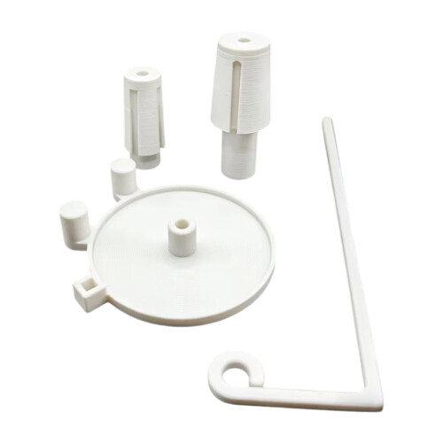 Plastic Sewing Thread Spool Stand With Ergonomic Designs-White