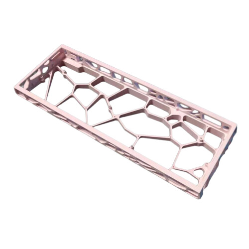 GH60 Metal Aluminum Keyboard Frame Case Wide Compatibility-Pink