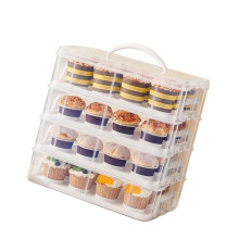 Visible 3 Level Pastry Display Strong Yet thin ABS Construction