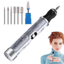 Electric Nail File for Thick Toenails, Rechargeable Toenail Grinder Kit with 4Speed Control