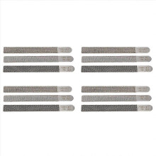 12Pc Guitar Nut Files Fret Crowning Slot Filing Luthier Repair Tool Kit for Guitar Stringed Instrume
