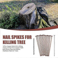 2025 Copper Nails Kit To Killing Trees,3.5 Inch Pure Copper Nails Bulk-dzjm2