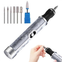 Electric Toenail Grinder for Thick Nails, Rechargeable 4-Speed File with Low Noise for Manicure and Pedicure