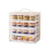Boîte de rangement de gâteaux à 3 niveaux, plastique ABS, 1