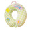 Oreiller respirable doux de soutien de cou de forme de U-Vert 1