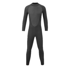 (grey, S) 3MM Neoprene Wetsuit One-Piece Men's Long Pants Jellyfish Suit Thermal Surfing Diving Gear