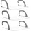 3 Pack 5 Bar Radiator Airer | White Over Heater Dryer 1
