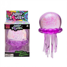 (red) Stress-relief toy, sensory squeeze toy, jellyfish soft rubber toy