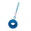 Adjustable Small Pet Tire Toy Soft Silicones Entertaining-Blue 1
