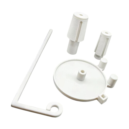 Support de bobine d'enfileur de machine à coudre en-Blanc