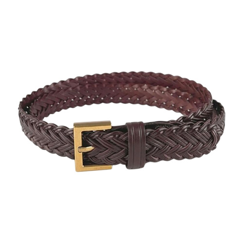 Chaîne de taille pour jupe de costume,-Boucle dorée café
