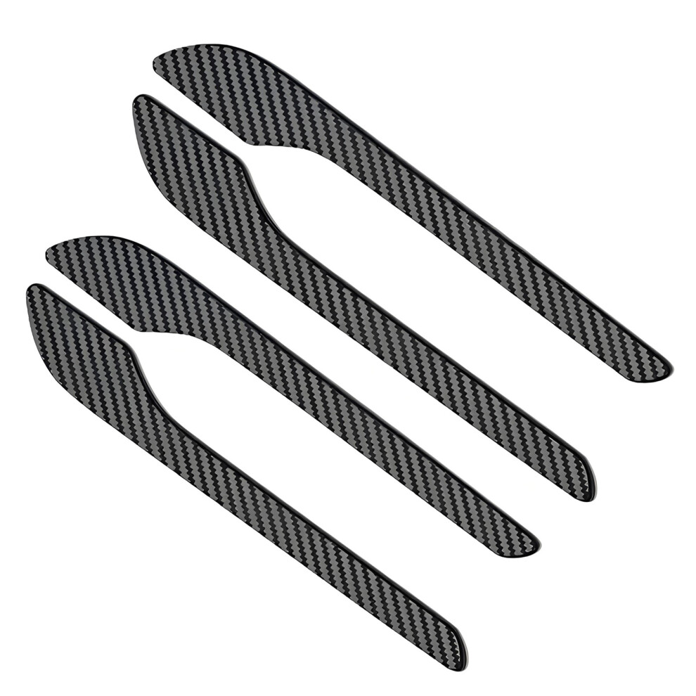 4Pcs Handle Overlays Car Handle Not-Carbon Fiber Pattern 7751001422676