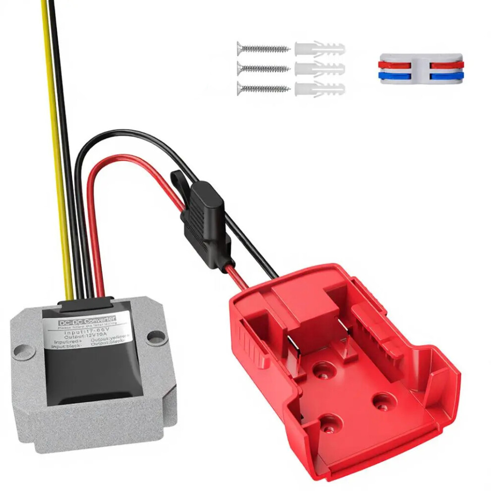 Lithiums Battery 18V To 12V Step Down Converter For-10A 7627001533936
