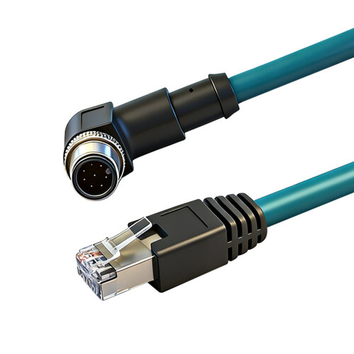 8Pin Stecker Gerade Stecker RJ45 Ethernet Gigabit-2 Meter