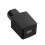 Doppelter USB-Ausgang 5V 2,1A-Schwarzer einzelner USB 1
