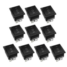 Inverseurs à rappel polyvalents 16A 250V-Noir sans lumières