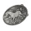 Stylish Oval Belt Buckle Belt Clasp 3d Embossed-ancient silver 1