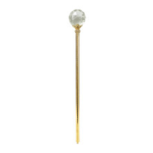 Glinsterende kristallen bol scepter schoonheidswedstrijd-goud