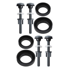 4 STUKS Toiletpot Mooring Bouten met Dikke Rubberen Ringen