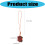 Leder-Sandwich-Charm, handgefertigtes Accessoire,-Schwarz 4