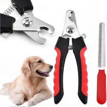 Nail Clipper for Dogs and Cats, Nail Clipper with Nail File Set, Blue Essential