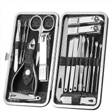 Stainless Steel Nail Clipper Set, Professional Manicure and Pedicure Kit, Nail