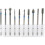 10Pcs Ceramic Nail Drill Bits Set Remove Acrylic Gel Cuticle Nail File Bit Tools 1