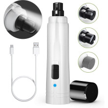 Dog Nail Grinders, Cordless Electric Pet Claw Nail File, Painless Pet Grooming