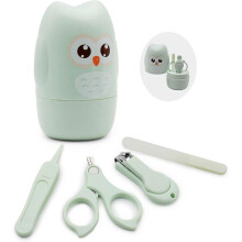 4 in 1 Baby Nail Clippers - Newborn Manicure Kit with Cute Case - Safe for Baby